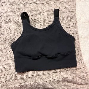 Offline by Aerie cropped black workout top (size medium)